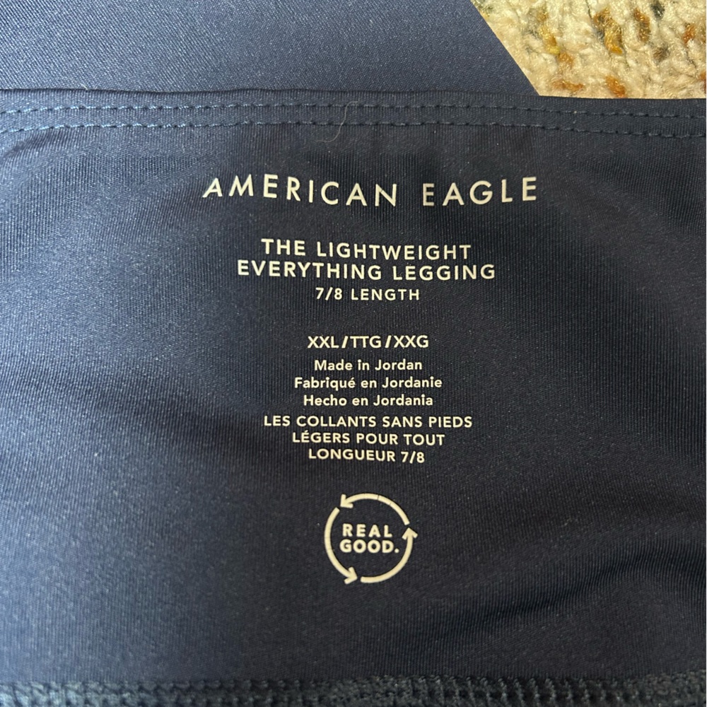 American Eagle Outfitters Dark Blue Leggings - Picture 3 of 3